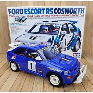 Vintage Tamiya 58112 Ford Escort RS Cosworth W/Upgrades & Extras *Shelf Queen* - Picture 1 of 24