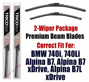 Wipers 2-Pack 2011+ BMW 740i/740Li/Alpina B7 B7L/Alpina B7 B7L xDrive 19260/190