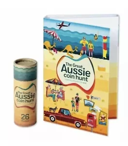 2019 The Great Aussie Coin Hunt 1 Full Set Of 26 $1 Coins Folder And Opened Tube - Bild 1 von 2