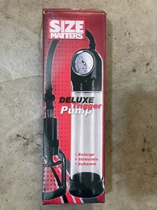 Penis Pump Size Matters Deluxe Trigger Pump Penis Englarger Bigger Vacuum Pump  - Picture 1 of 9