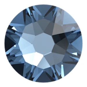 DENIM BLUE 20ss 5mm IHC 2088 Austrian Crystal Flatback Rhinestones 144 pieces - Picture 1 of 5