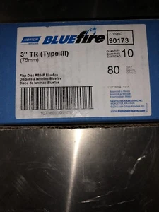 Norton 77696090173 Abrasive Flap Wheels Size 3 80 Grit / Price is for 10 EA - Picture 1 of 9