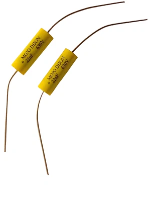 2 condensadores de tono para guitarra o amplificador Mojo Dijon .022uf 630v impresionantes tapas de acoplamiento Foto 1 de 2