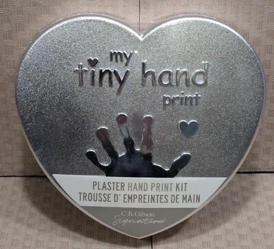CR Gibson Signature Heart Shaped-MY TINY HAND PRINT Kit-New Factory Sealed - Image 1 of 4