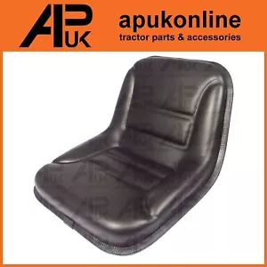 Asiento universal negro impermeable para tractor compacto Iseki Kubota Yanmar - Imagen 1 de 8