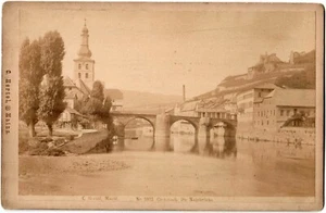 C.Hertel Mainz Kreuznach die Nahebruck.Carte Cabinet Card.Photo Albuminée.C.1875 - Bild 1 von 1