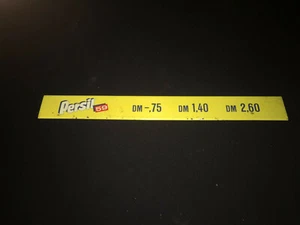 Persil 59 DM -,75 DM 1,40 DM 2,60 - alter Tresenstreifen Türschild Sign - Bild 1 von 2