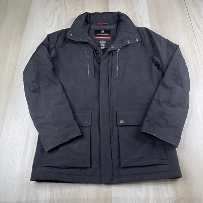 Victorinox Men’s Explorer Winter Jacket Size S Small Black Color Multi Pocket - Image 1 of 4