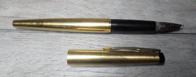 复古 Sheaffer 金钢笔 带银笔尖 美国制造 需要修复 — 第 1/4 张图片