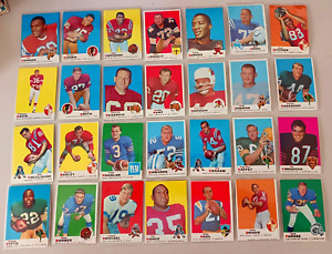 Lot of 52.... 1969 Topps Vintage  NFL FOOTBALL JOHN HADL, JOHN BRODIE
