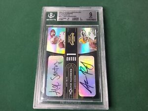 2005 Playoff Contenders AARON RODGERS ALEX SMITH Rookie Dual Auto /50 BGS 9 MINT