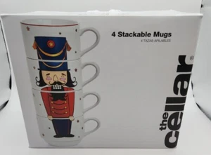 Der Keller 4er Set stapelbare Nussknacker Becher - Bild 1 von 4