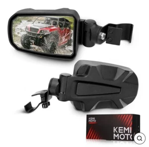 Side Mirrors for Polaris Ranger/Can-am Defender/Maverick TrailB 0106-06201BK - Picture 1 of 4