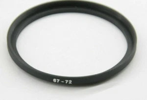 67-72 Anello Step Up - Metallo - 67/72 - 67mm-72mm - NUOVO BULK - C1113 - Foto 1 di 2