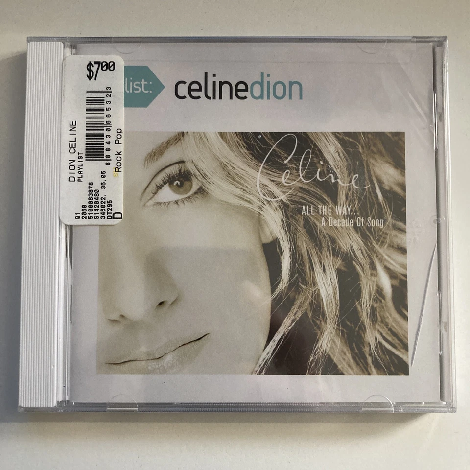 All the Way: A Decade of Song by Céline Dion (CD, May-2014, Sony Legacy)