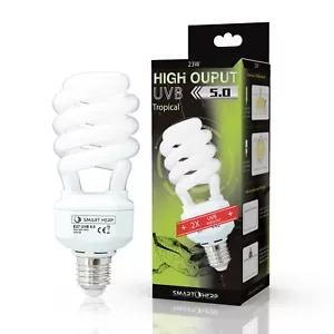 Smart Herp Reptile UVB High Output 5.0 23W Spiral Fluorescent Lamp - Picture 1 of 5