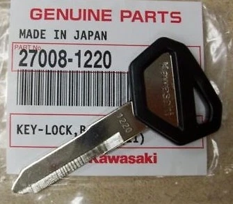 Llave en blanco Kawasaki OEM 2006-2018 KLR 650 KLX 250 27008-1220 Foto 1 de 1