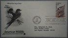 US 1987 FDC, Barn Swallow, American Wildlife, Art Craft, 22c