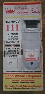Waste King Legend Series 1/3 HP EZ-Mount Garbage Disposer -New In Box - Picture 1 of 5