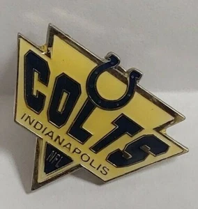 Indianapolis Colts VINTAGE 1990's NFL Football ENAMEL LAPEL PIN Tie Tack Rare - Picture 1 of 2