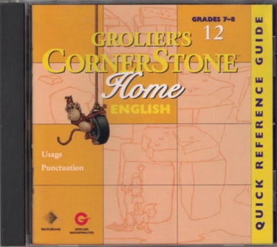 Grolier's CornerStone Home English 12 - Grades 7-8 / CD-ROM  Usage & Punctuation - Image 1 of 4