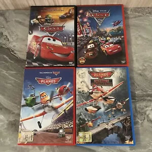 Lotto 4 DVD Disney Cars 1 e 2 Planes 1 e 2 - Foto 1 di 5