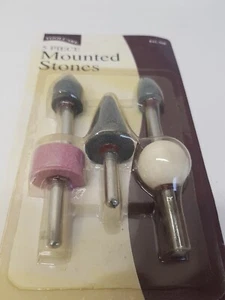 Grinding Wheel Set Drill Bits 5pc Mounted STONE SET 1/4'' 6mm Well Made Set - Picture 1 of 1