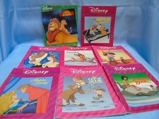 (8) Disney 1990 Collectible Vintage Children's Classic Story Books