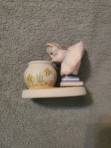 Schmid Kitty Cucumber & Fish Bowl Figurine  - Picture 1 of 5