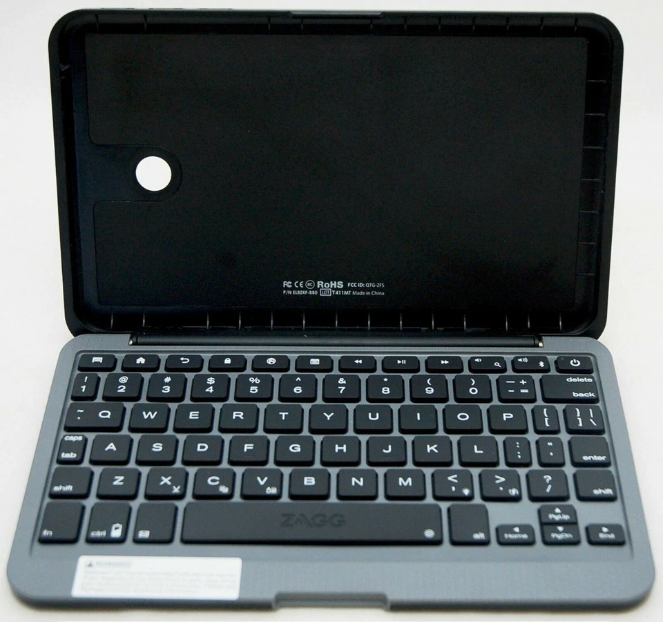 Zagg Folio Ellipsis 8 Bluetooth Keyboard backlit keys Stand Case Verizon - Image 1 of 4