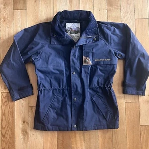 Mountain Horse Technical Ridingwear Navy Blue Full Zip Hidden Hood Size Small - Picture 1 of 12