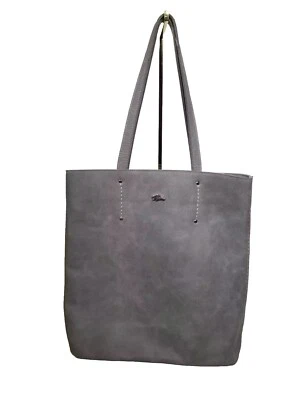 КОРНИ Канада кожаная сумка с короткими ручками плеча двойной ручки ведро серый роскошная сумка - Изображение 1 из 4