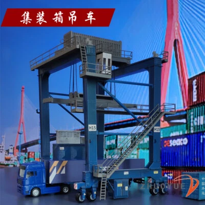 1/87 HO Ratio Tren Ferrocarril Contenedor Grúa Montar Modelo No Coloreado Foto 1 de 4