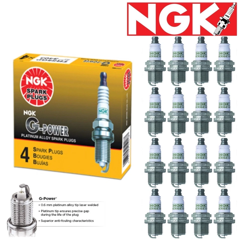 16 свечей зажигания NGK G-Power 2011 Mercedes-Benz SLK55 AMG 5,5 л V8 настраиваемый комплект - Изображение 1 из 1