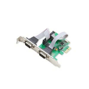 PCIe x1 Serial DB9 Card WCH CH382 Low Profile Dual Port Adapter - Picture 1 of 1