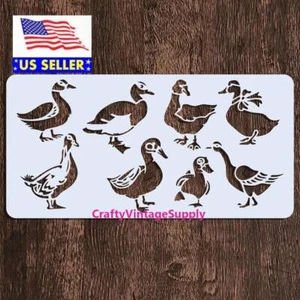 Lange 11" x 5,5" Ente Gans Schablone für Zaun, Scheune, Heimwerker & Handwerk - Bild 1 von 2