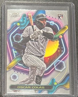 Oscar Colas 2023 Topps Chrome Cosmic Rookie #104 Chicago White Sox - Image 1 of 2