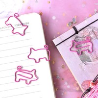 1 Set Colour Paper Clip Mini Clips Kawaii Stationery Photos Letter Pap HH 1 Set Colour Paper Clip Mini Clips Kawaii Stationery Photos Letter Pap HH