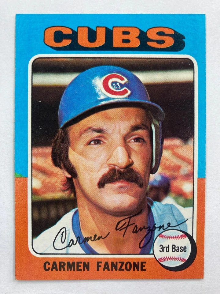 1975 Topps #363 Carmen Fanzone (Chicago Cubs) - Image 1 of 2