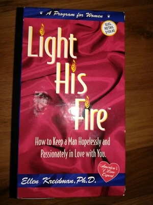 Light His Fire - A Program for Women (VHS, 1997, 4 Cassette Set) Ellen Kreidman - Image 1 of 3