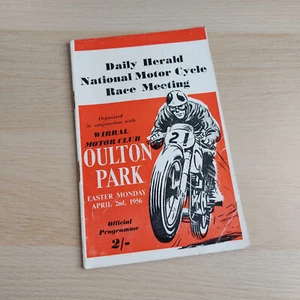 Oulton Park 1956 National Motor Cycle Race Meeting Motorsport Official Programme - Picture 1 of 21