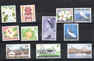 Cook Island , 1963, Complete stamp set , MNH, S.G 163-173 - Picture 1 of 1