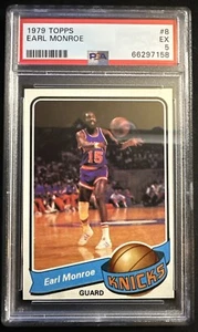 1979 TOPPS #8 EARL MONROE KNICKS HOF EX 5 - Picture 1 of 2