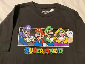 SUPER MARIO BROS. Luigi YOSHI Nintendo video GAME BOWSER New MEN'S T-Shirt L@@K! - Picture 1 of 6
