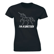I'm A Unicorn Fantasy Magical Animal Cute Pet Mythical Tee Womens T-shirt Funnny