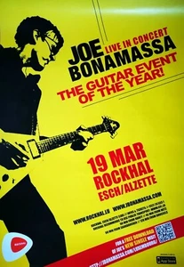 JOE BONAMASSA 2014 ESCH - org. Concert Poster - Konzert Plakat   A1 xx - Foto 1 di 1