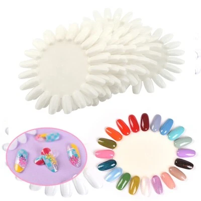 KADS Falsche Nagelspitzen Farbe Gel Polish Display Show Stand Training Übung Tool