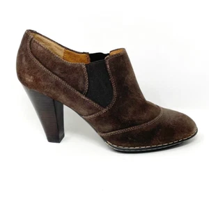 Sofft Womens Brown Suede Leather Padded Heel Booties,  Size 10 - Picture 1 of 9