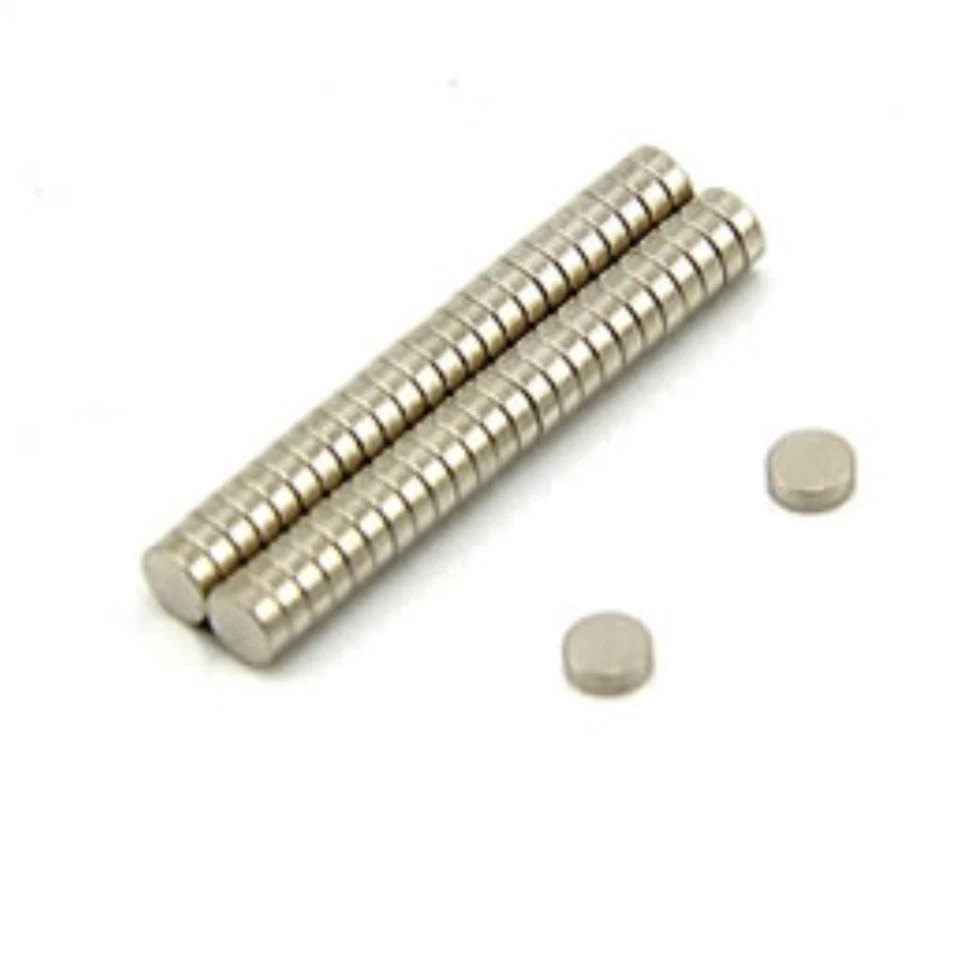 MAGNAKOYS 25 Powerful 1/8" x 1/16" Disc Round Magnets Crafts Hobbies Warhammer Fridge