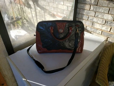 American West手工工具皮革汉德包 — 第 1/4 张图片